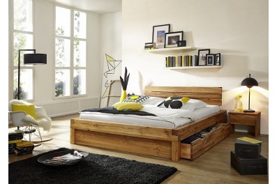 YUKON ágy fiókkal 200x200cm, masszív bükk