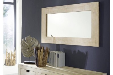 NATURE WHITE zrkadlo #01 lakovaný agátový nábytok
