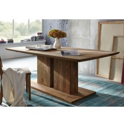 NATURAL asztal 220x100cm természetes olajozott indiai paliszander
