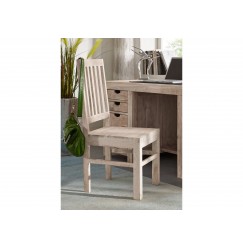 NATURE WHITE stolička #121 lakovaný agátový nábytok