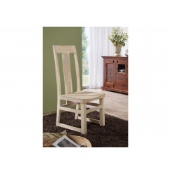NATURE WHITE stolička #122 lakovaný agátový nábytok