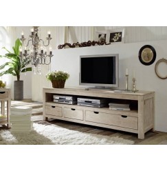 NATURE WHITE TV stolík #44 lakovaný agátový nábytok